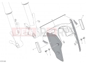 DUCATI 2022 Hypermotard 950 FRONT MUDGUARD
