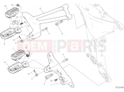 DUCATI 2022 Multistrada V2 FOOTRESTS, RIGHT