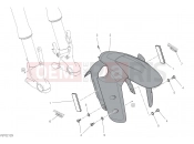 DUCATI 2022 Multistrada V4 FRONT MUDGUARD