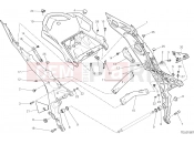 DUCATI 2022 Multistrada V2 S REAR FRAME COMP.