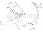 DUCATI 2022 Multistrada V2 S REAR SHOCK ABSORBER