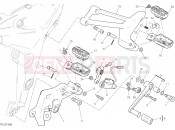 DUCATI 2022 Multistrada V2 S FOOTRESTS, LEFT