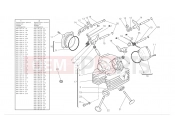 DUCATI Monster 1100 Vertical cylinder head