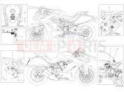 DUCATI 2022 Supersport 950 POSITIONING PLATES [XST:JAP]