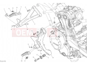 DUCATI 2022 Supersport 950 FOOTRESTS, RIGHT