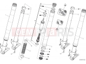 DUCATI 2022 Panigale V2 FRONT FORK