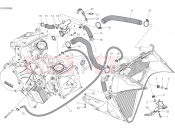 DUCATI 2022 Panigale V2 COOLING CIRCUIT