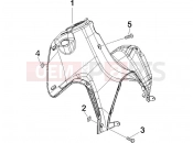 gilera 2007 Runner 125 Race VX 4T Front glove-box - Knee-guard panel