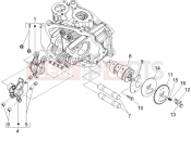 gilera 2007 Runner 125 Race VX 4T Rocking levers support unit