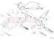 DUCATI 2022 STREETFIGHTER V2 FOOTRESTS, LEFT [MOD:SFV2]