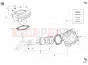 DUCATI 2002 Monster 620 CYLINDER - PISTON » ENGINE CASE