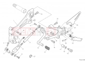DUCATI 2022 STREETFIGHTER V4 FOOTRESTS, LEFT [MOD:SFV4]