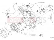 DUCATI 2022 XDiavel Dark GENERATOR COVER