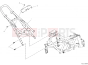 DUCATI 2023 DesertX REAR FRAME COMP.