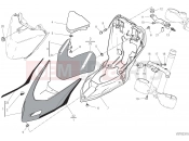 DUCATI 2023 Hypermotard 950 SP COWLING