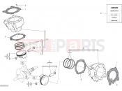 DUCATI 2023 Hypermotard 950 CYLINDERS - PISTONS