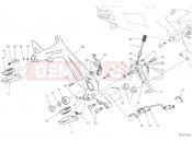 DUCATI 2023 Monster Plus FOOTRESTS, RIGHT