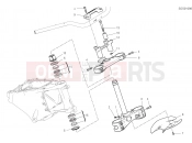 DUCATI 2023 Multistrada V4 S STEERING HEAD BASE ASSEMBLY