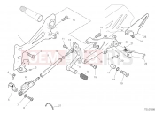 DUCATI 2023 Panigale V4 S FOOTRESTS, LEFT [XST:AUS]
