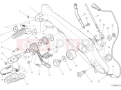 DUCATI 2023 Scrambler 1100 Dark Pro FOOTRESTS, RIGHT
