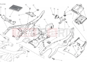DUCATI 2023 XDiavel S REAR FRAME COMP.