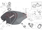 DUCATI 2023 XDiavel Dark FUEL TANK