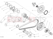 DUCATI 2023 XDiavel Dark HUB, REAR WHEEL