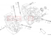 DUCATI 2020 XDiavel HALF-CRANKCASES PAIR [MOD:XDIAVEL]
