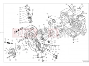 DUCATI 2021 Scrambler 1100 Pro HALF-CRANKCASES PAIR [MOD:SCR11PRO]