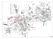 DUCATI 2022 Hypermotard 950 SP HALF-CRANKCASES PAIR