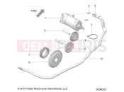 INDIAN 2022 CHIEFTAIN PREMIUM (R02) (N22TCABB) ENGINE | ENGINE, STARTER MOTOR - N22TCABB ALL OPTIONS (200602C)