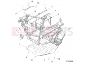 CHASSIS » CHASSIS, MAIN FRAME - (C700424) - Polaris PRO XD 2000D (R02) (D21BBPD4B4) 2021