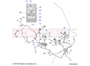 ELECTRICAL » ELECTRICAL, WIRE HARNESSES - (C0704761) - Polaris PRO XD 2000D (R02) (D21BBPD4B4) 2021