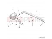 ENGINE » ENGINE, AIR INTAKE, REAR - (C700429-2) - Polaris PRO XD 2000D (R02) (D21BBPD4B4) 2021