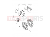 TRIUMPH Tiger 1200 Desert Front Brake Caliper & Discs
