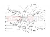DUCATI Supersport 900 SS SWINGARM AND CHAIN