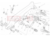 DUCATI Scrambler Icon FOOTRESTS, LEFT