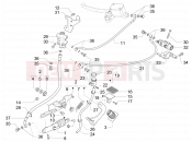 gilera 2015 Fuoco 500 LT Control pedals - Levers