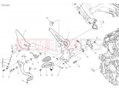 DUCATI 2023 Diavel V4 Footrests, right