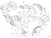 DUCATI 2023 Diavel V4 Fairing, front