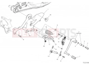 DUCATI 2023 Diavel V4 Footrests, left