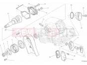 DUCATI 2016 Scrambler Sixty2 VERTICAL CYLINDER HEAD - TIMING