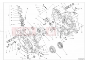 DUCATI 2016 Scrambler Sixty2 COMPLETE HALF-CRANKCASES PAIR