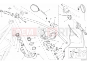 DUCATI 2016 Scrambler Sixty2 HANDLEBAR AND CONTROLS