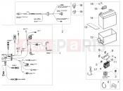 Rear electrical system - Motoguzzi V9 Bobber 850 2023