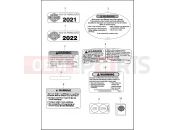 LABELS - Harley-Davidson SOFTAIL FAT BOB 114 - FXFBS 2022