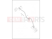 Harley-Davidson 2019 SOFTAIL SOFTAIL HERITAGE CLASSIC  - FLHC BRAKE LINES, FRONT, NON-ABS - FLSL, FXBB, FXLR