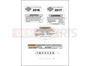Harley-Davidson 2017 DYNA DYNA STREET BOB 103  - FXDB 103 LABELS