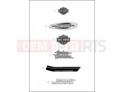 HARLEY-DAVIDSON DYNA SWITCHBACK  - FLD FUEL TANK TRIM