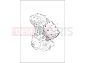 HARLEY-DAVIDSON DYNA SWITCHBACK  - FLD 103 ENGINE ASSEMBLY - TWIN CAM 103â¢ HIGH OUTPUT